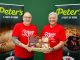 L-R: Paul Wilkins, Charity Director at Velindre and Mike Grimwood, Managing Director at Peter's