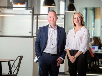 From left to right: Rhys Gregory, commercial director and Katherine Kennedy, operations and people director at Effective Communication