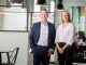 From left to right: Rhys Gregory, commercial director and Katherine Kennedy, operations and people director at Effective Communication