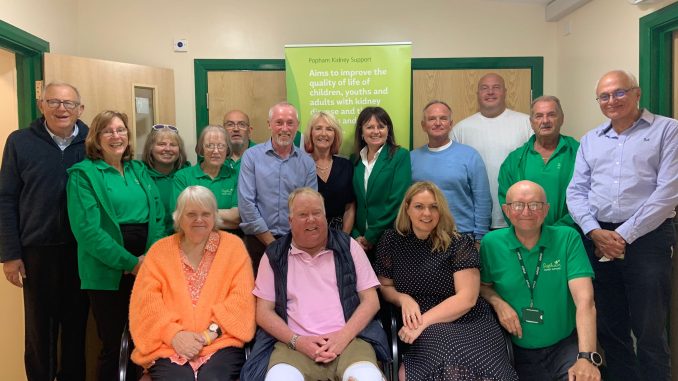 Popham Kidney Support receives The King’s Award for Voluntary Service.
