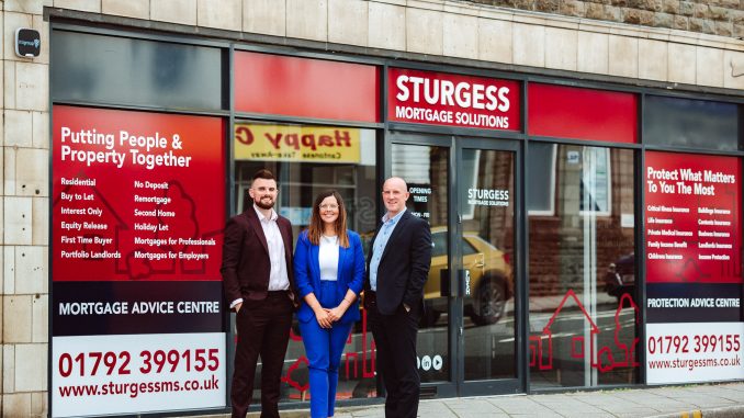 Sturgess Mortgage Solutions expands to new Gorseinon office.