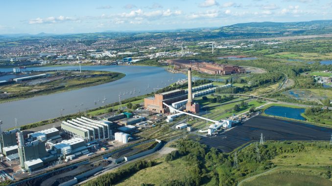 Aerial view of Uskmouth facility. Credit-SAE Renewables