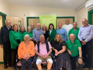 The Popham Kidney Support team with peer mentors and trustees.