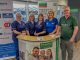 Martin Lewis with Prostate Nurses at subsidised PSA blood testing day in Swansea.