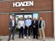 From left to right: From L-R, Andrew Davies, Simon Peasley, Chris Knowles, Stuart Daviss, Geraint Jones