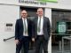 Chris Rice (left), Cowbridge Branch Manager with Richard Miles (right), Head of Savings and Marketing/ Area Manager East.