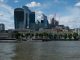 A view of the city of london from across the river